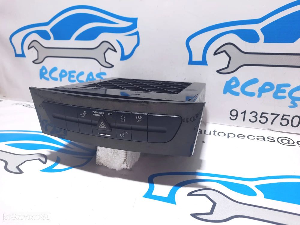 COMUTADOR CENTRAL COMANDOS 4 PISCAS ESP TRANCAR /DESTRANCAR PORTAS MERCEDES CLASS E W211 A2116800552 - 9