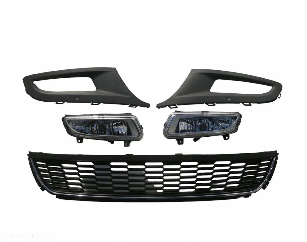 VW POLO 6R0 KRATKA HALOGENY RAMKI HALOGENÓW 2008-