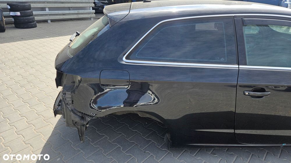 audi a3 8v 3-d hatchback błotnik tył tylny prawy ćwiartka tył kolor lz9y - 2