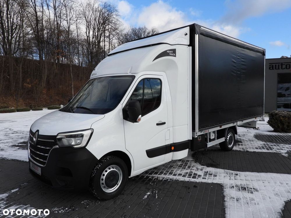 Renault MASTER PLANDEKA 9 PALET WEBASTO TEMPOMAT LEDY PNEUMATYKA KLIMATYZACJA  165KM - 19