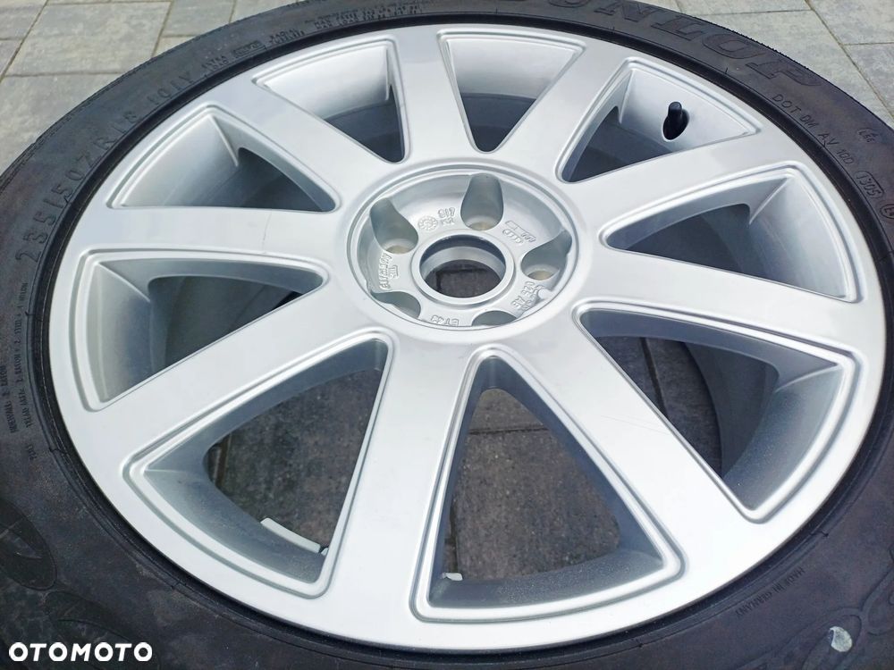 FELGA ALUMINIOWA AUDI S-LINE R18 5X112 ET43 8Jx18H2 4E0601025AB OPONA DUNLOP R18 235/50 LATO NR22 - 7
