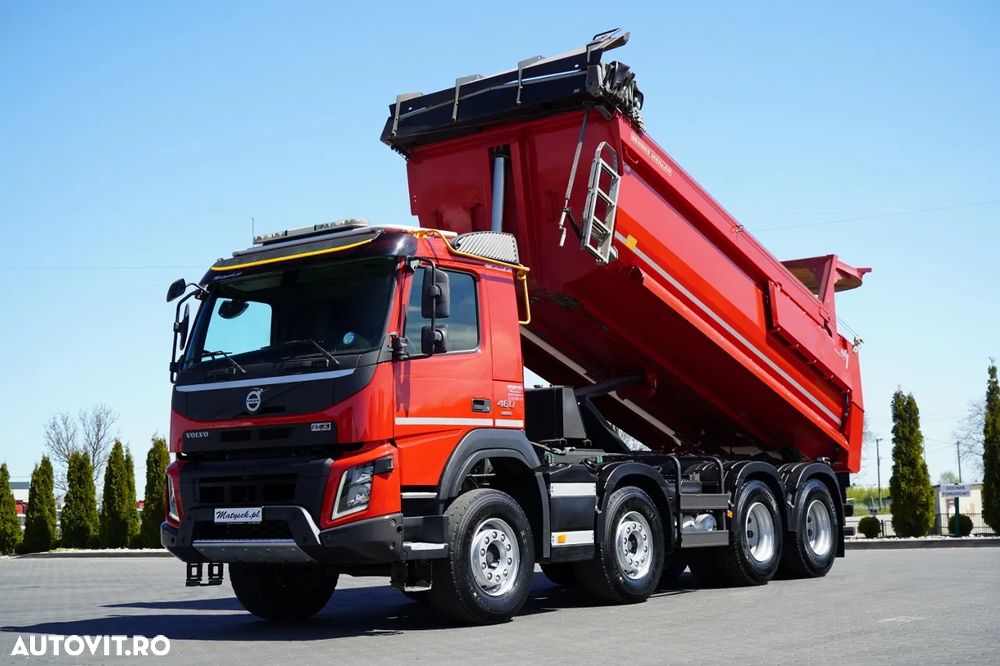 Volvo FMX 460 / 8x4 / BASCULATOR SPATE / I-SHIFT / EURO 6 / - 2