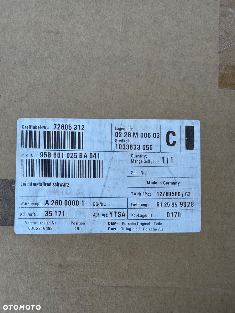 Felgi, Alufelgi Porsche Macan,Cayenne,Panamera 21cali 5x112 95B601025EP - 10