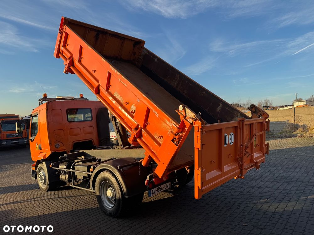 Renault Midlum Wywrotka 3 str. 2 x HYDROBURTA Specjalny Czołownica Solarka Piaskarka - 9