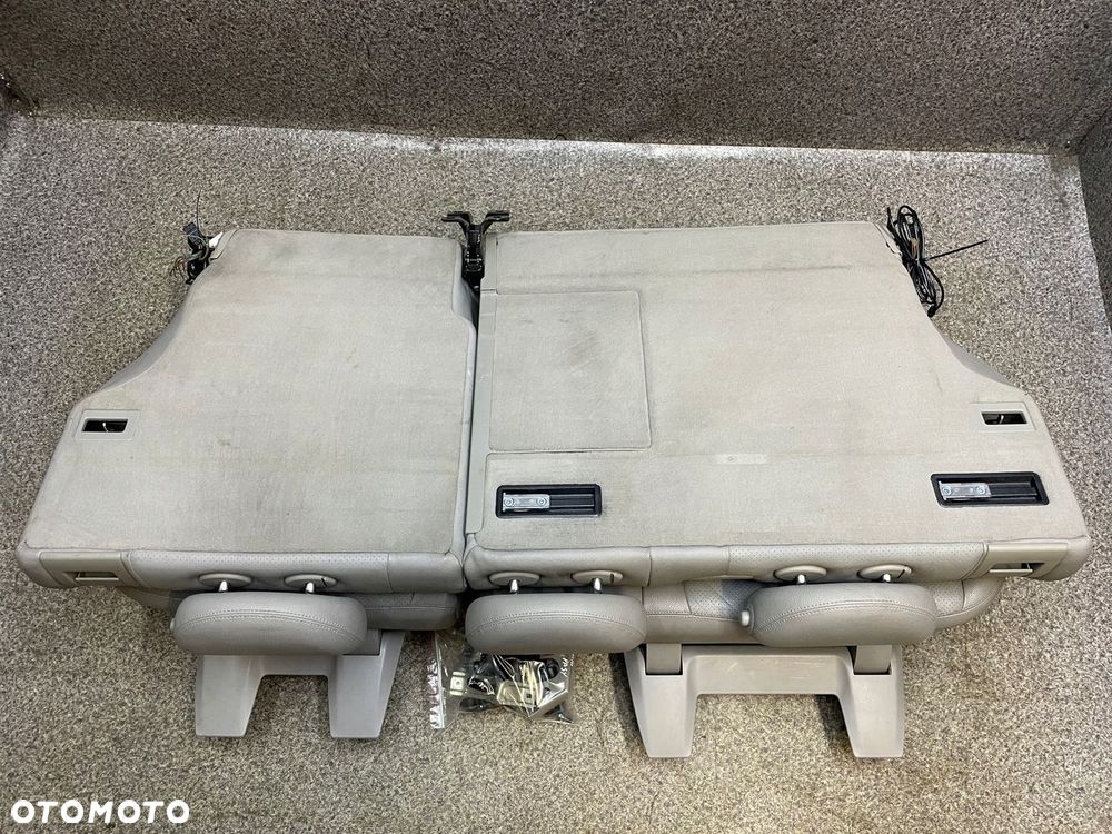 Kanapa tyl skora szara wentylowana KOMBI Mercedes W211 138A - 7