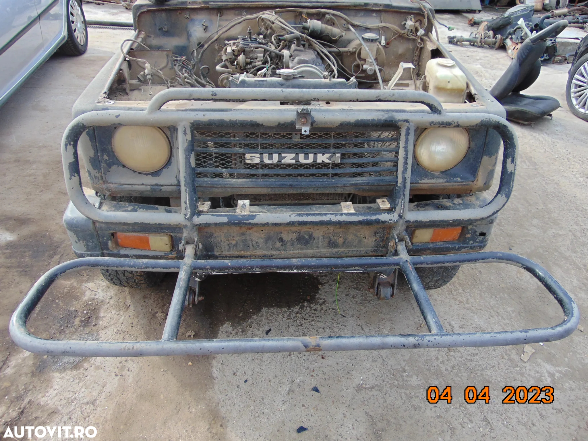 Bullbar Suzuki Samurai bullbara fata rabatabil vanatoare dezmembrez samurai vitara jimny - 2