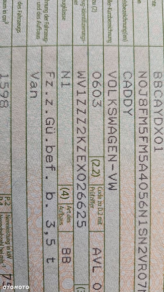 Volkswagen Caddy 1.6 (5-Si.) Startline - 11