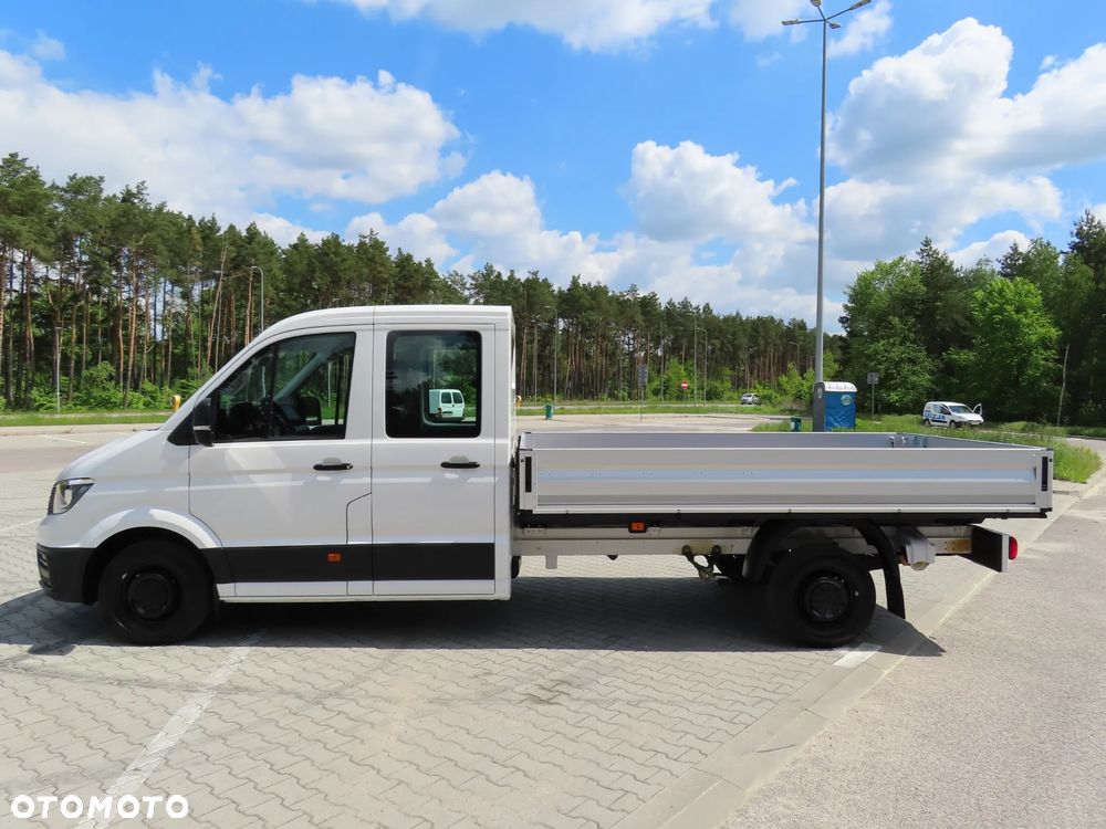 Volkswagen Crafter 35 TDI 2.0 140 KM Doka Brygadowy DUBEL MIXTO 7-Mio.Os + 1153 Kg Ład. Skrzynia Otwarta 3513 mm Długa Rozstaw Osi 4490 mm L4 HAK 3000 Kg Udźwig Stan Wizualny I Techniczny JAK NOWY Gotowy Dostępny OKAZJA POLECAM - 7