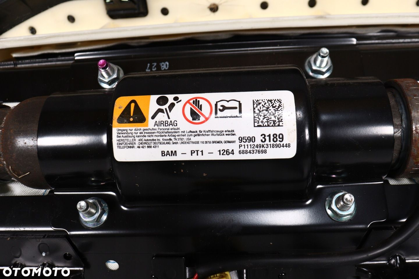 Poduszki AIRBAG Pasy Chevrolet Aveo T300 ORYGINAŁ 11-14 DEMONTAŻ - 6