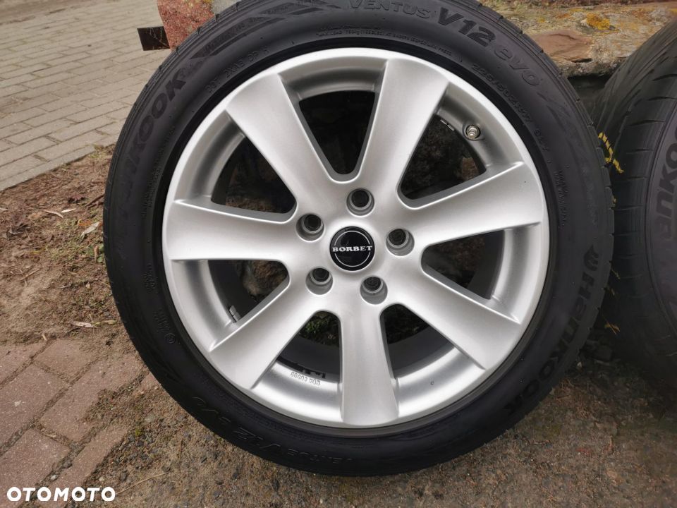 Felgi Aluminiowe 17' BORBET 46787 CN 5X120 ET 35 OPONY HANKOOK VENTUS V12 EVO 225/50ZR17 - 3