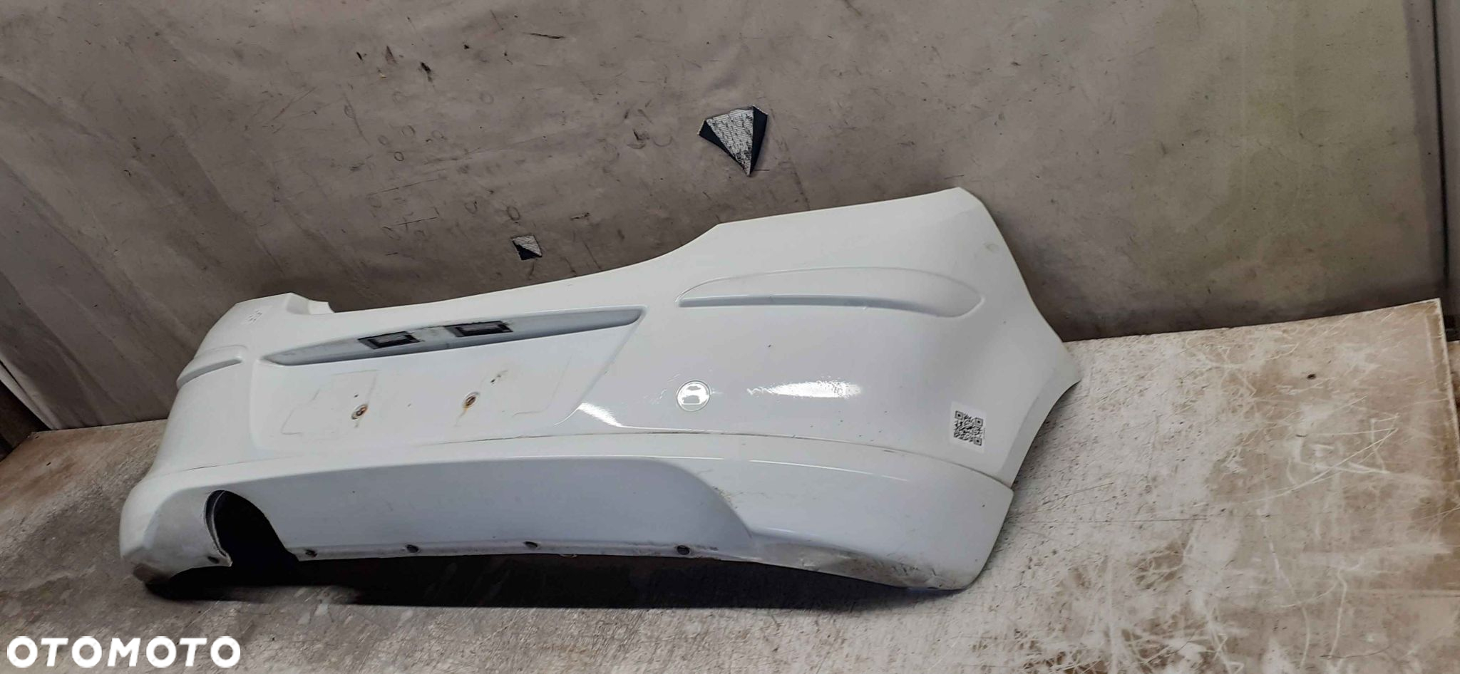 + ZDERZAK TYŁ TYLNY OPEL CORSA D 3D 3 DRZWI  DOKŁADKA Y474 BIAŁY - 3