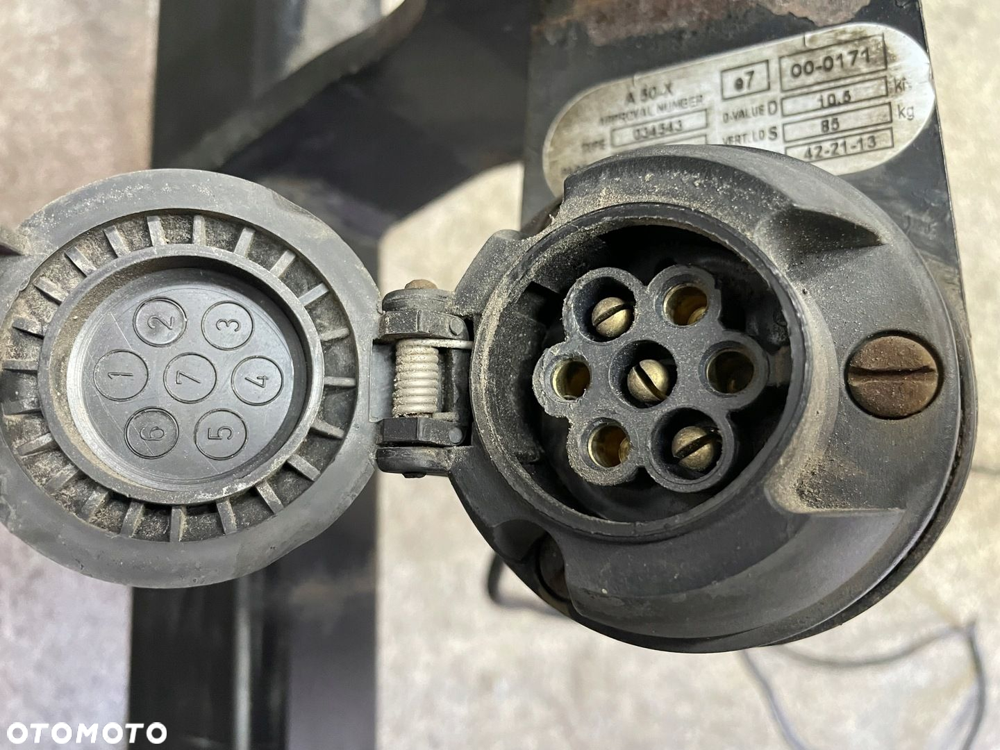 Hak holowniczy kula belka wiazka 7 PIN sruby Suzuki Grand Vitara 2 II 5D - 9