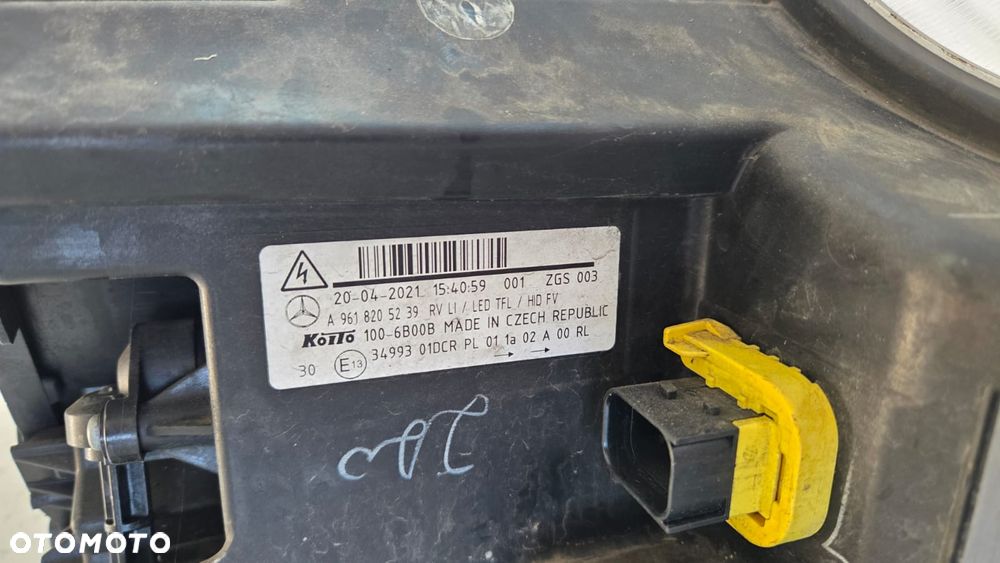 Lampa przednia reflektor xenon Mercedes mp4 9618205239 - 4