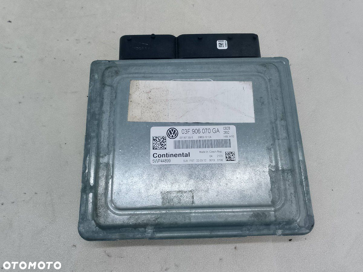 KOMPUTER, STEROWNIK VW GOLF VI 03F906070GA  03F907309R 5WP44899 1.2 TSI - 5