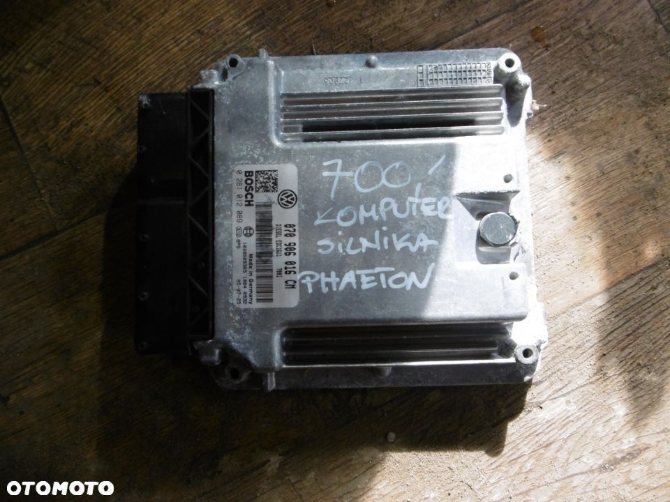 VW PHAETON 5.0TDI KOMPUTER STEOWNIK SILNIKA 070906016CM - 1