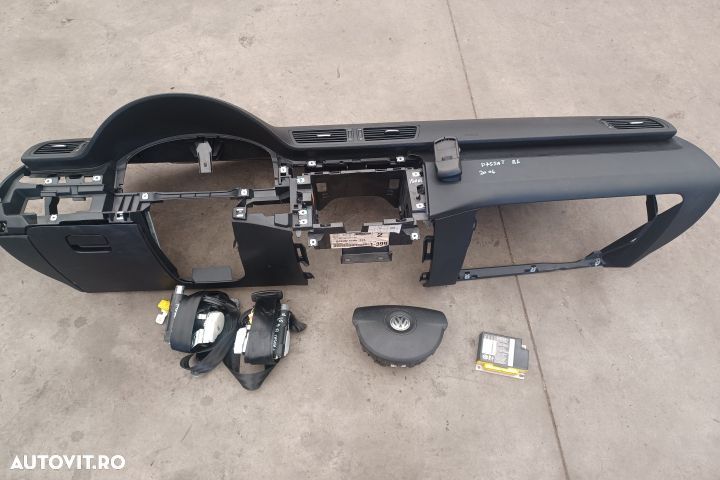 Kit airbag cu plansa de bord Volkswagen VW Passat B6  [din 2005 pana - 8