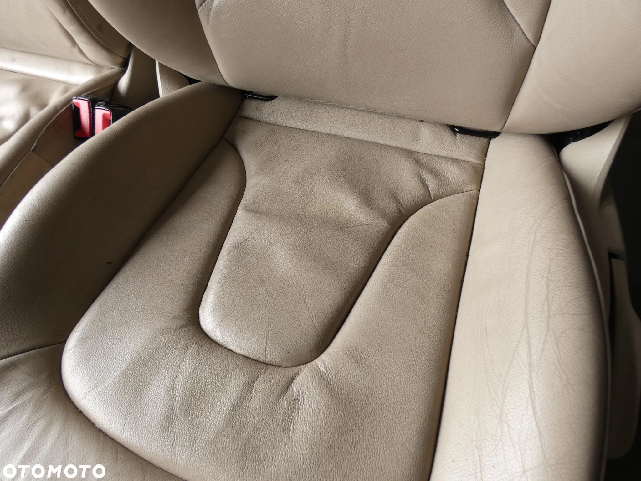 AUDI A4 B8 SEDAN FOTELE KANAPA KOMPLET BEŻOWE SKÓRA GORLICE - 6