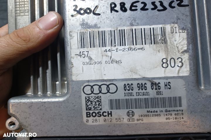 ECU Calculator Motor 03G906016HS 0281012557 - 2.0 TDI  03G906016HS 02 - 3
