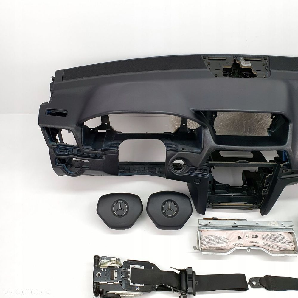 MERCEDES E KLASA W207 DESKA ROZDZIELCZA KONSOLA KOKPIT PULPIT PODUSZKI AIRBAG AIR BAG PASY KIT SET - 2