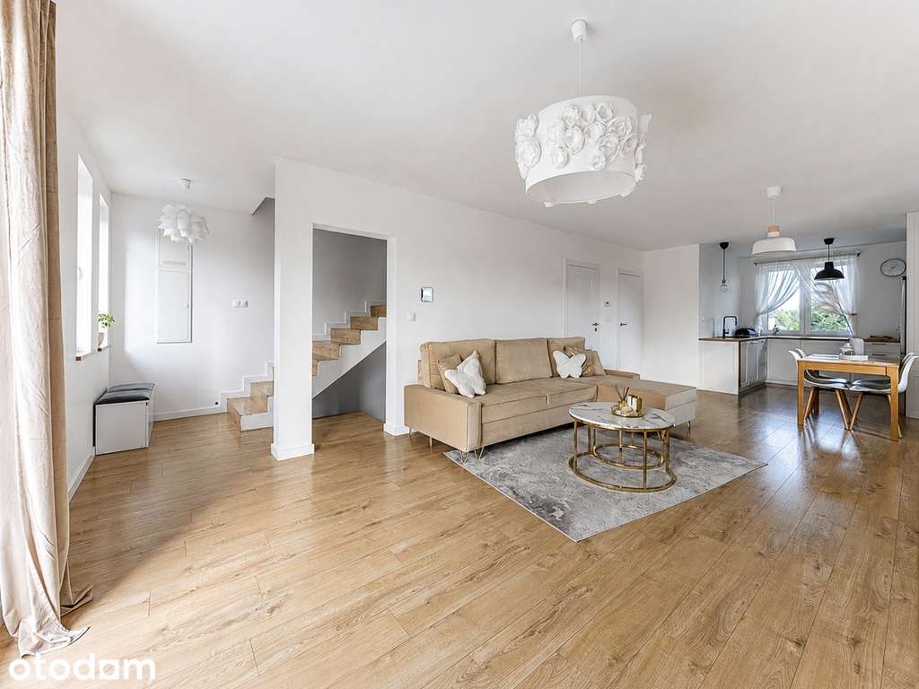 Dwupoziomowe mieszkanie 112,65m2| 6 pokoi| ogród