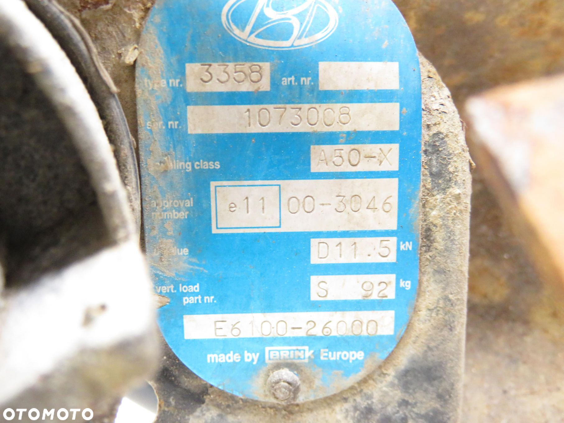 HAK HYUNDAI SANTA FÉ I (SM) SUV 3358 1073008 E610026000 - 9