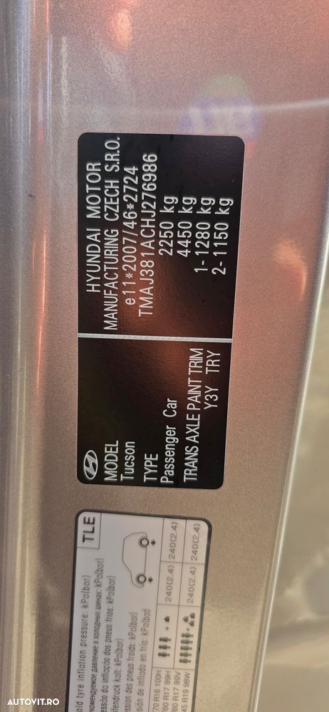 Hyundai Tucson 2.0 CRDI 4WD Style - 17