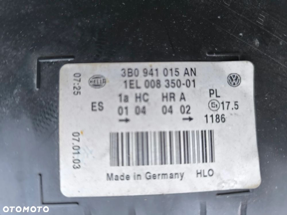 lampa lewa przód VW passat B5 lift - 4