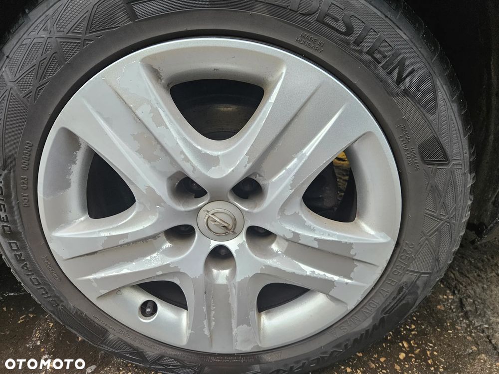 Opel Astra J Insignia 5x115   felgi strukturalne z kołpakami aluminiowe alufelgi 17 - 1