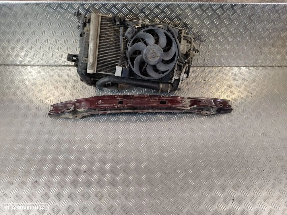 FRENTE COMPLETA OPEL ASTRA G T98 CAPOT PARACHOQUES GUARDA-LAMAS OTICAS FRENTE FIBRA RADIADOR VENTILADOR REFORÇO - 9