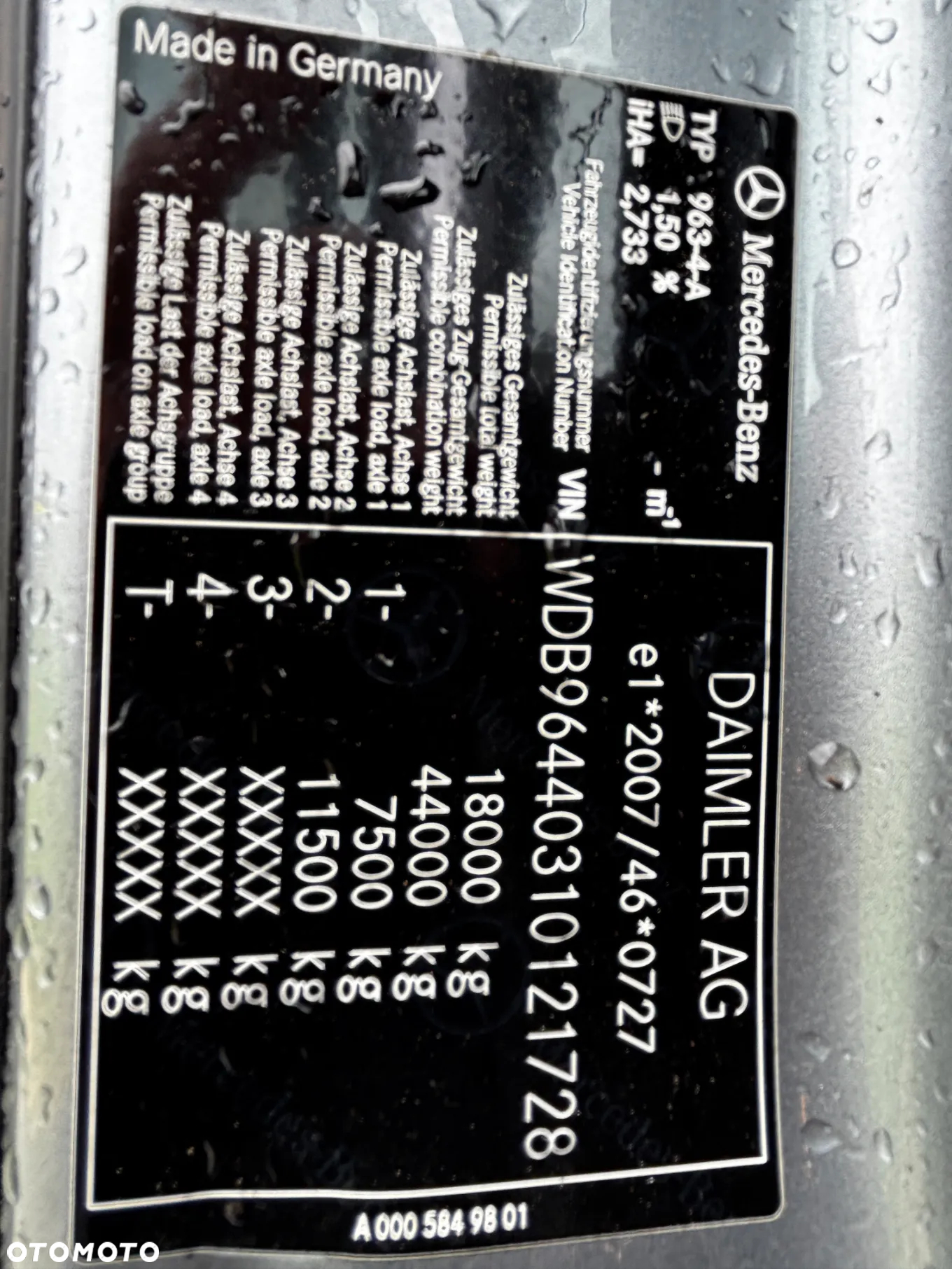 Mercedes-Benz AROCS 1846 4x2 Hydraulika do wywrotu, bez retardera , alufelgi , lekki , koło 315/80R22,5 , bezwypadkowy , z gospodarstwa  rolnego z Nimiec - 22