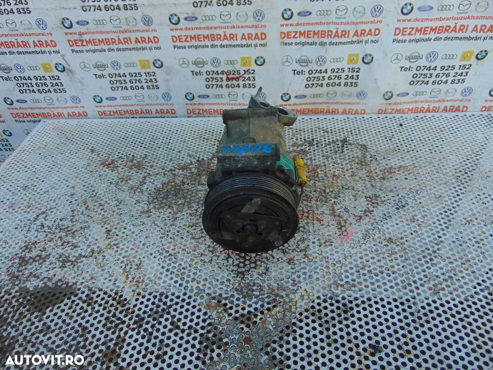 Compresor clima Peugeot 307 2.0 benzina 1.4 cod 9646279880 206 citroen c3 berlingo partner - 5