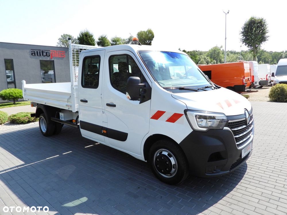 Renault MASTER WYWROTKA PODWÓJNA KABINA DOKA 6 MIEJSC TEMPOMAT LEDY BLIŹNIACZE KOŁA KLIMATYZACJA  130KM - 5