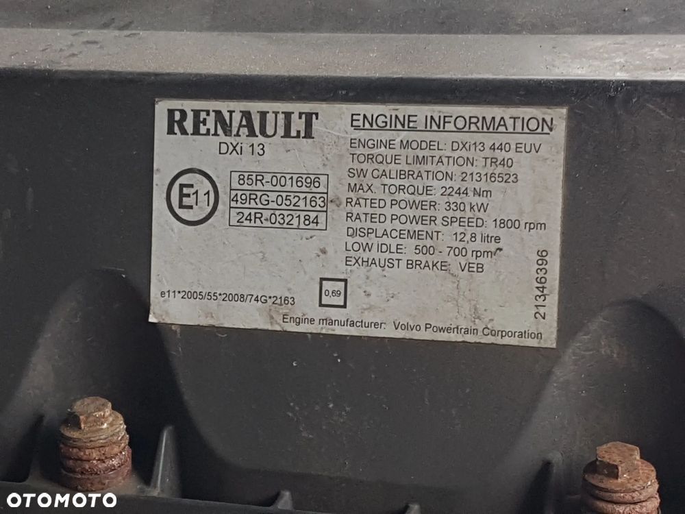 SILNIK VOLVO RENAULT MAGNUM DXI 13 EUV 440 - 5