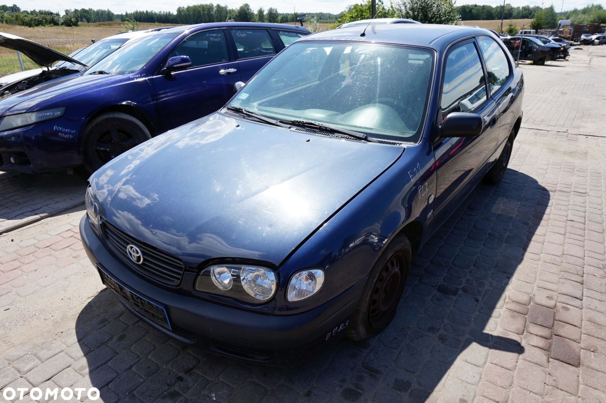 ŁAWA SANKI WÓZEK TRAWERS COROLLA E11 1.9 D 51201-12380 PRZÓD TOYOTA 1997-2002 BELKA PRZEDNIA - 1
