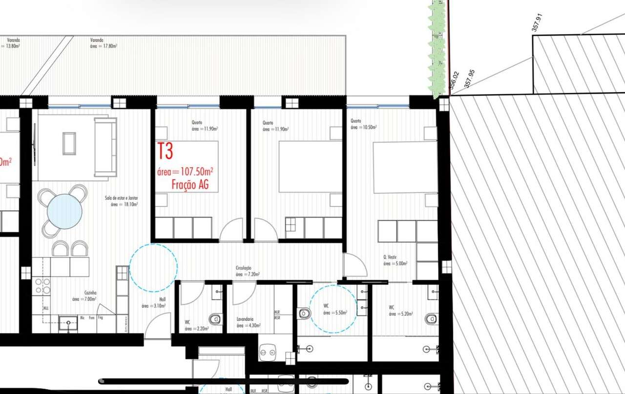 T3 construção nova, Empreendimento em Freamunde - Grande imagem: 2/20