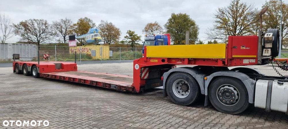 Doll DOLL naczepa 3 osiowa typu tiefbett, odpinany balkon, rozciągana - 4