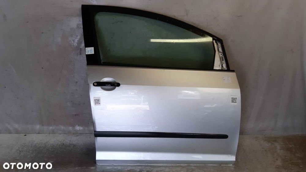 / DRZWI PRZÓD PRZEDNIE PRAWE VW VOLKSWAGEN GOLF 5 PLUS + LA7W SREBRNY  ZAGIETE !!!! - 1