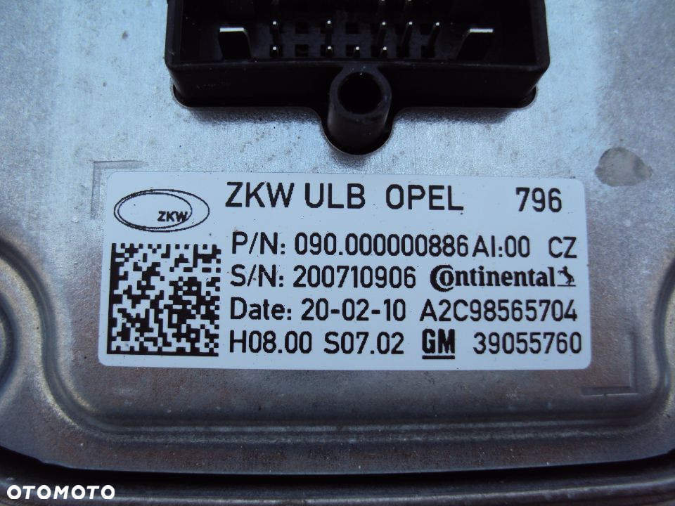 moduł przetwornica led OPEL ASTRA K V  oryginał nowa 39055760 - 3