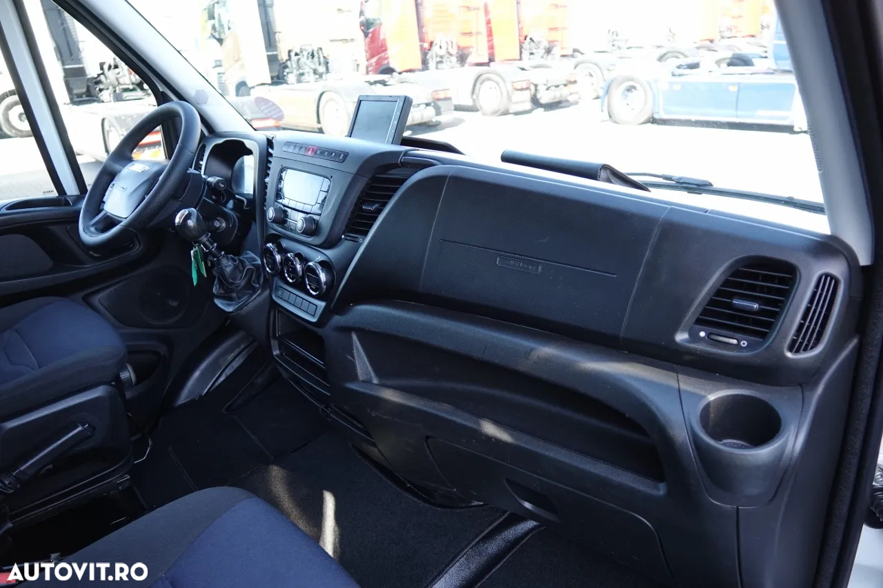 Iveco DAILY 35C16D / 2.3 D / CAMION CU TRACȚIE MIXĂ / BASCULATOR – 2.6 M / CAMION DUBLU / IMPORTAT / CONTRACT DE SERVICE POST-SERVICE - 31