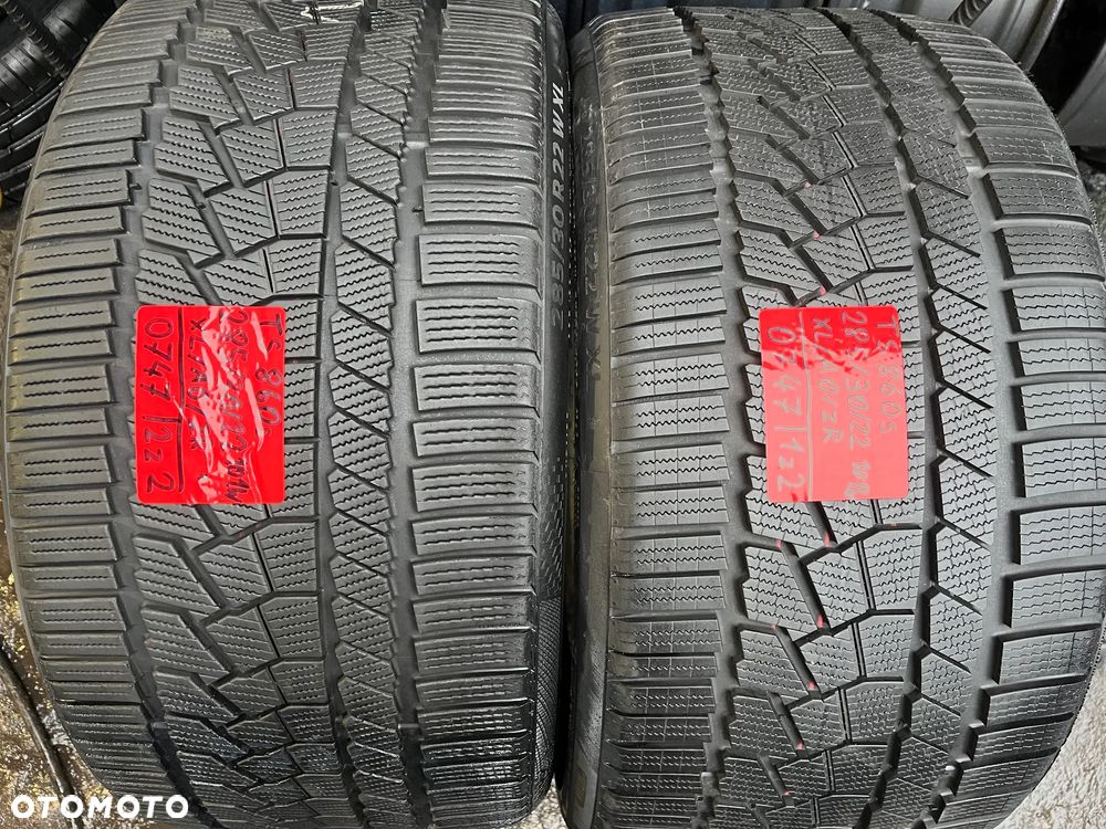 285 30 22 Continental TS8650S A0 101 W XL 2szt. - 2