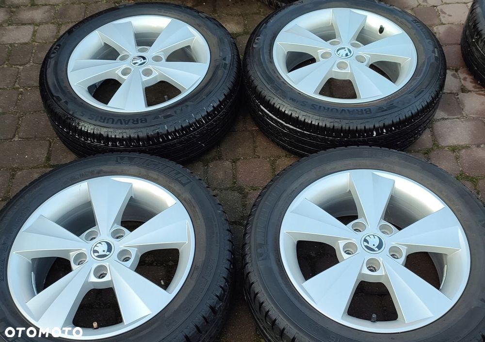 Felgi Aluminiowe Oryg. Skoda Octavia III 16 Cali 5x112 6,5X16 Et46 Ø57,1mm - 1