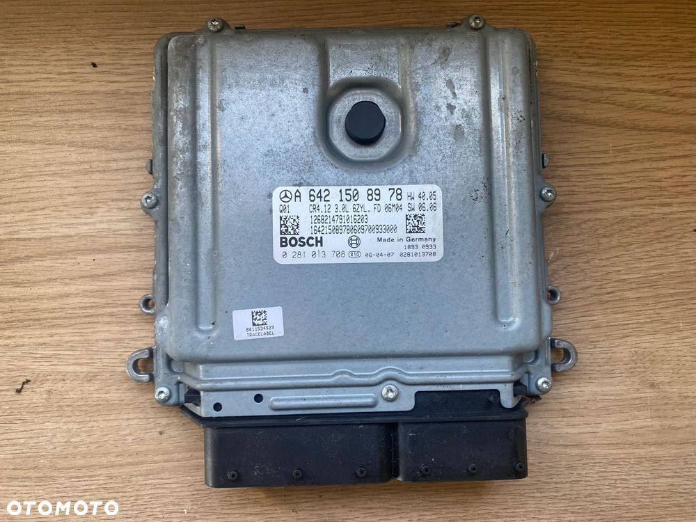 KOMPUTER STEROWNIK SILNIKA ECU MERCEDES CLS W219 3.0 A6421508978 - 1