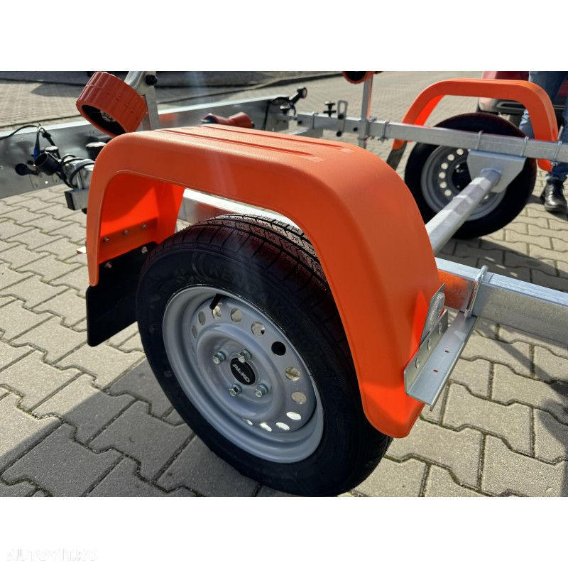 Autocar Remorca transport barci nefranata cu o singura axa P500-4.2 Lux - 9