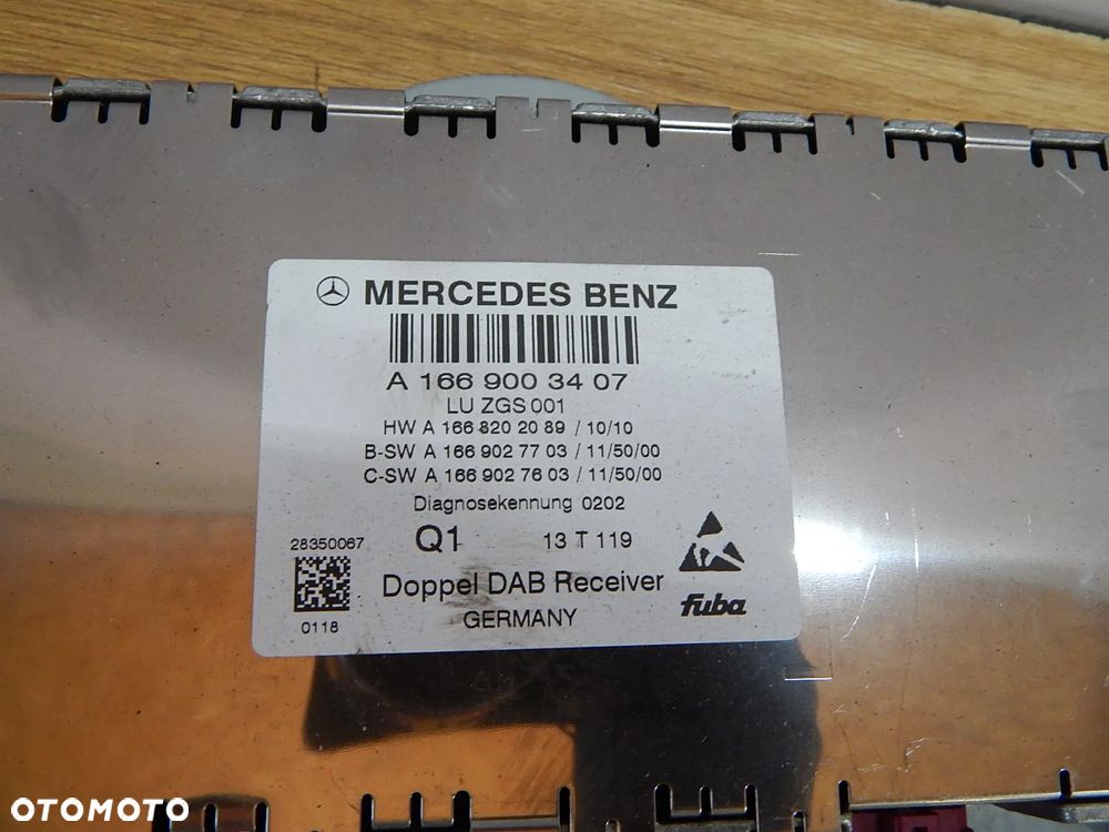 Radio nawigacja ekran moduł wzmacnacz Mercedes E klasa 212 W212 Lift w207 w218 09-16  Łuków części - 9