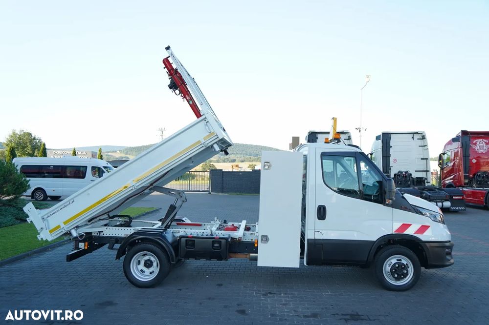 Iveco DAILY 35-160 / BASCĂLĂTOARE 3 PAGINI OȚEL / DUBLU / MANUALĂ / IMPORTATĂ / EURO 6 - 7