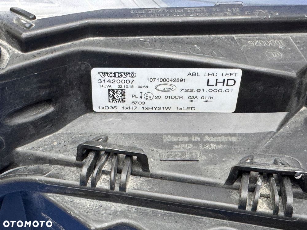 LEWY BI XENON VOLVO V40 II SKRĘTNA BDB EU - 7