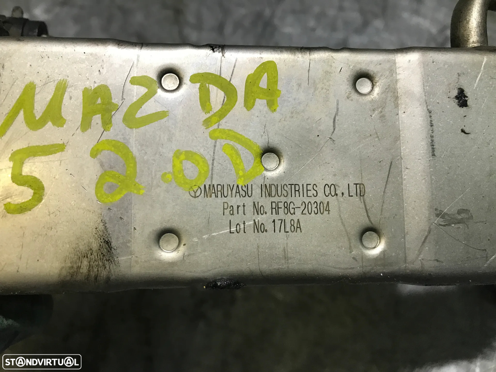 RADIADOR DA EGR MAZDA 5 / 6 2.0D RF8G-20304 - 5