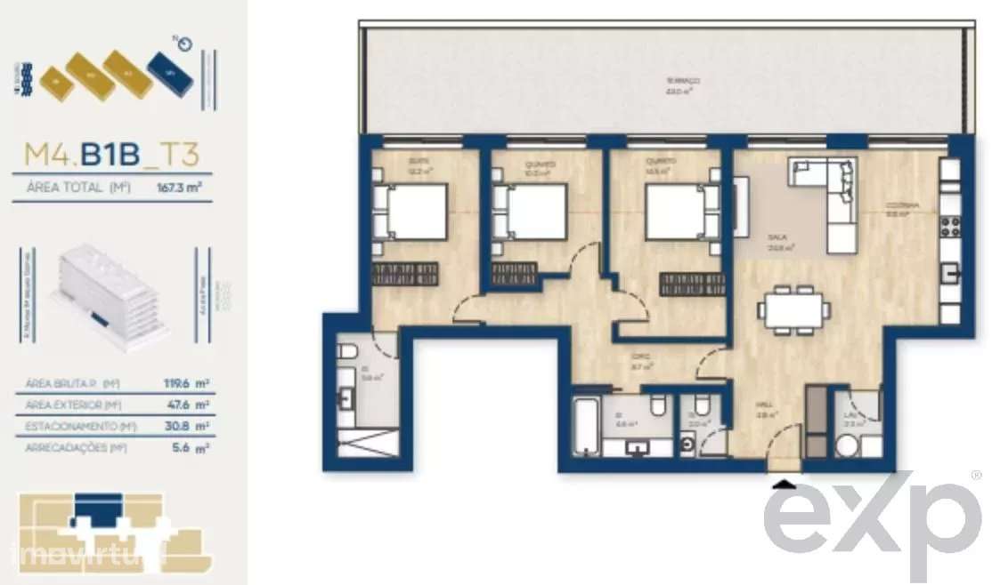Apartamento T3 | Canidelo, V.N.Gaia - Grande imagem: 2/40