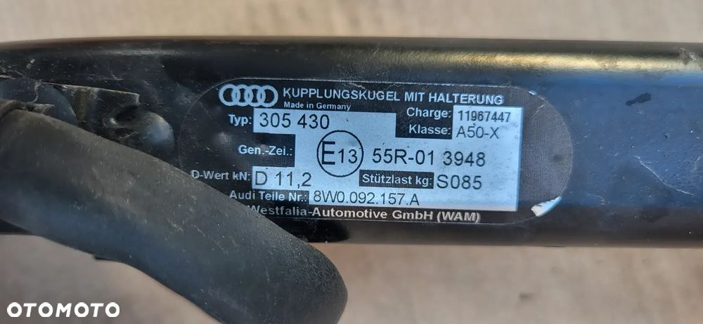 HAK ELEKTRYCZNY WESTFALIA AUDI A4 B9 8W0800491M 8W0092157A - 17