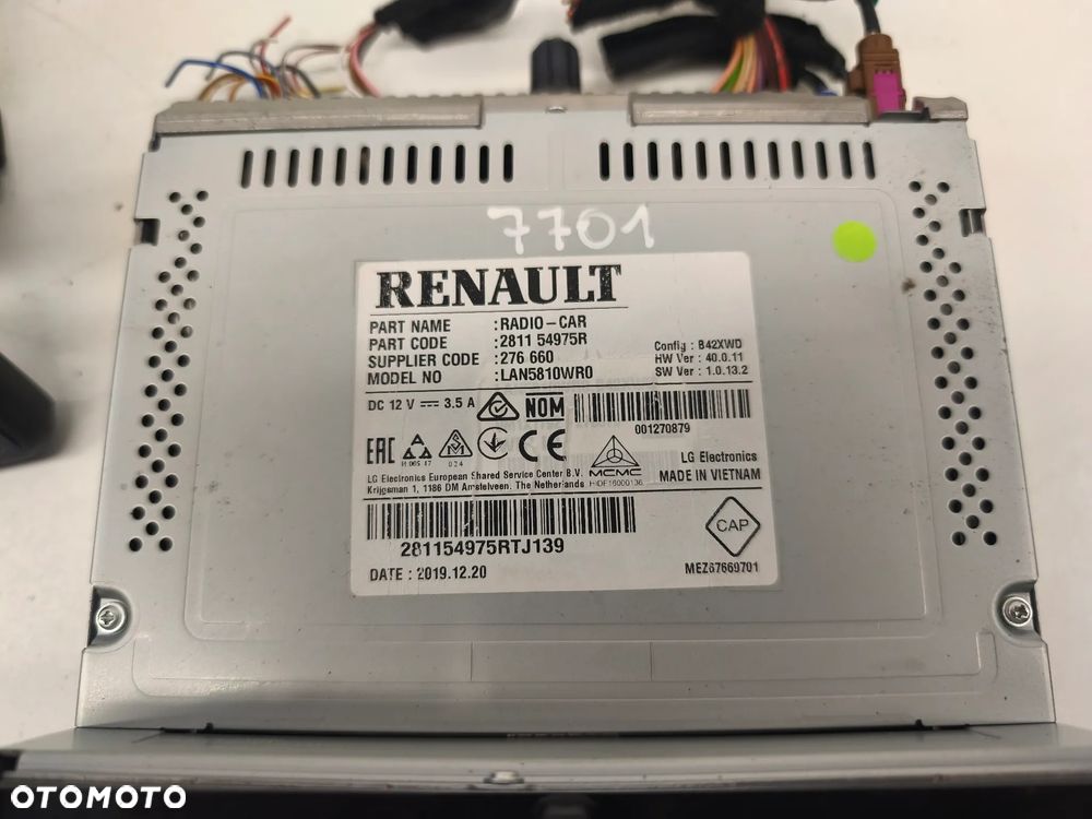 RADIO NAWIGACJA RAMKA RENAULT MASTER IV MOVANO INTERSTAR - 3